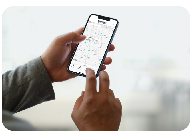 hands hold app phone hands hold app phone